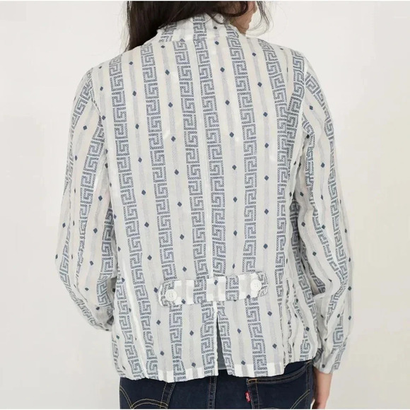 CP SHADES DREE Linen Jacquard Jacket size Large - Picture 3 of 10